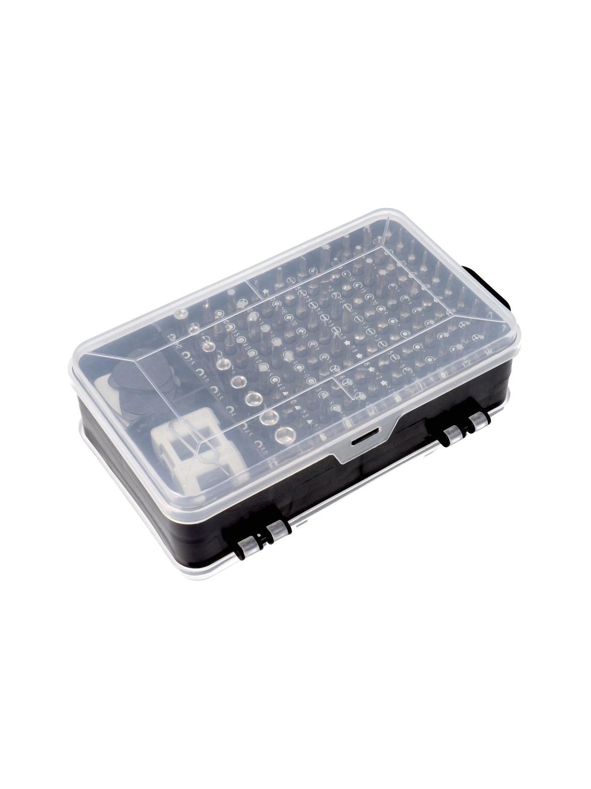 Zestaw śrubokrętów precyzyjnych / wkrętaków serwisowych, bitów 115w1 metal srebrny