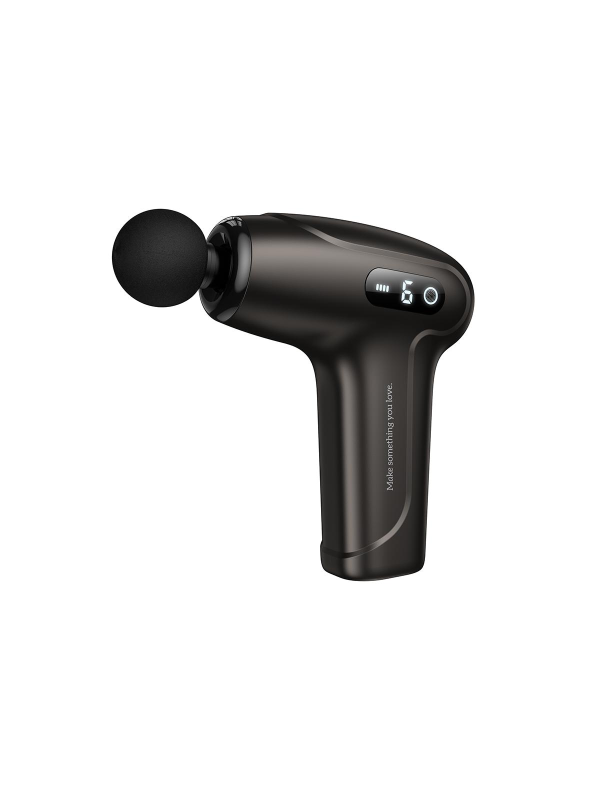 Elektryczny cichy mini masażer GUN Hoco HP51 szary