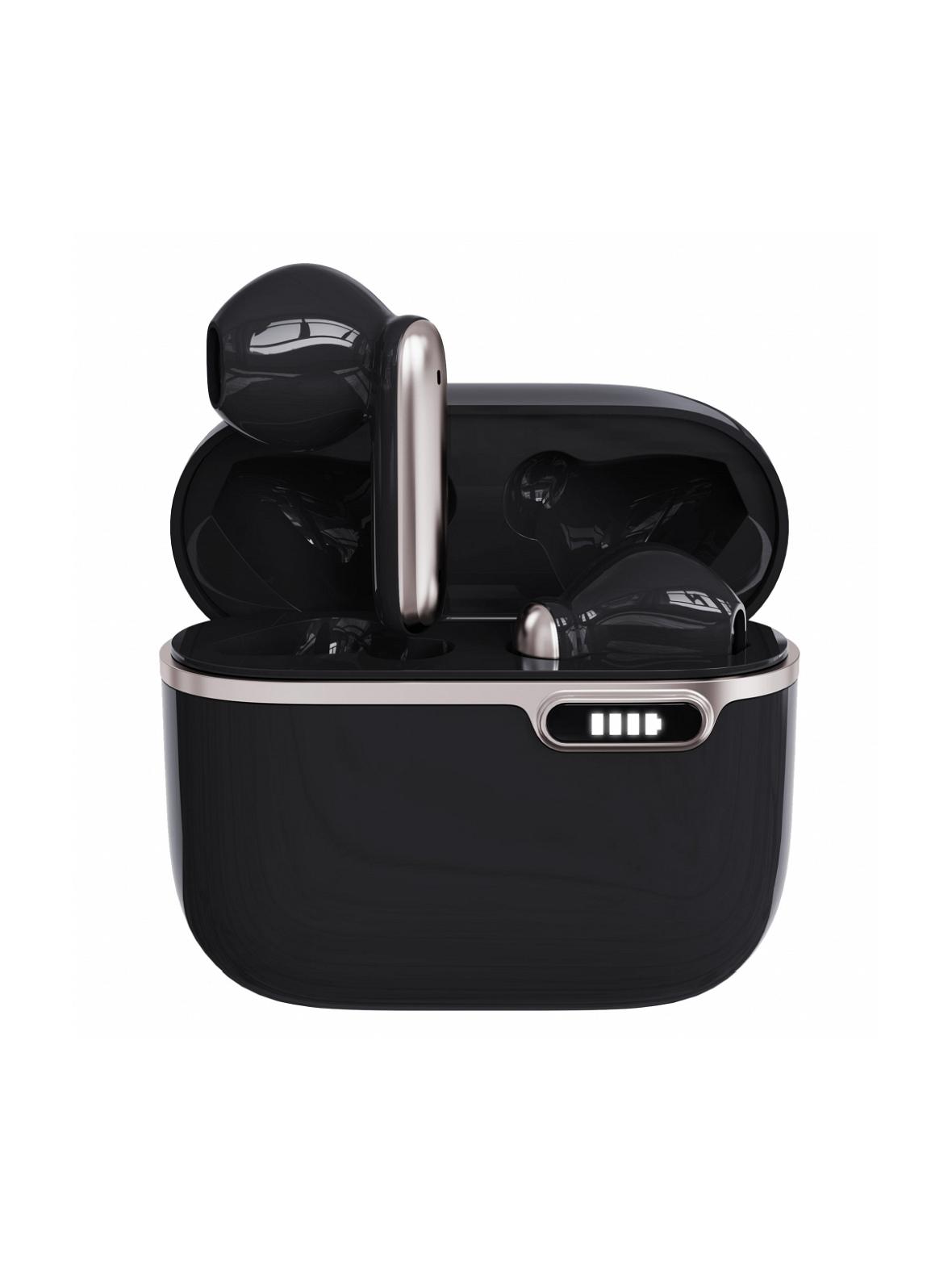 Słuchawki bezprzewodowe douszne Art TWS + stacja dokująca ze złączem Typ C AP-TW-B4B czarne