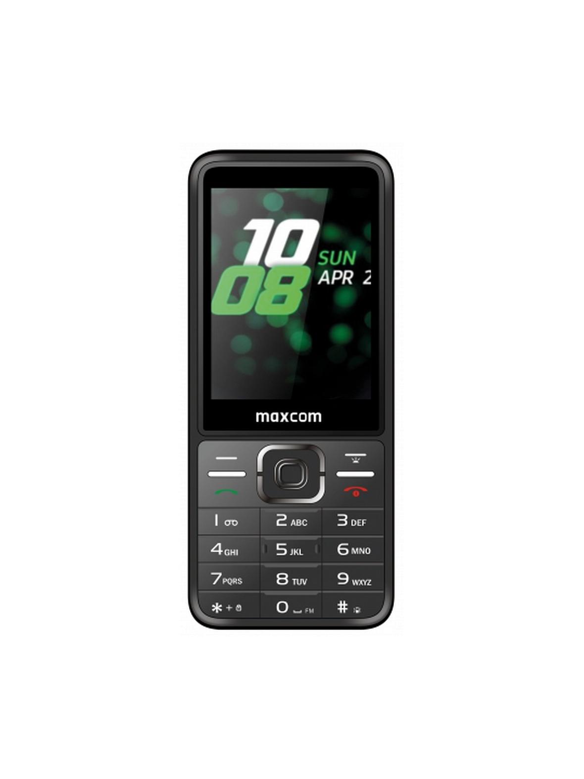 MAXCOM telefon komórkowy MM244 czarny