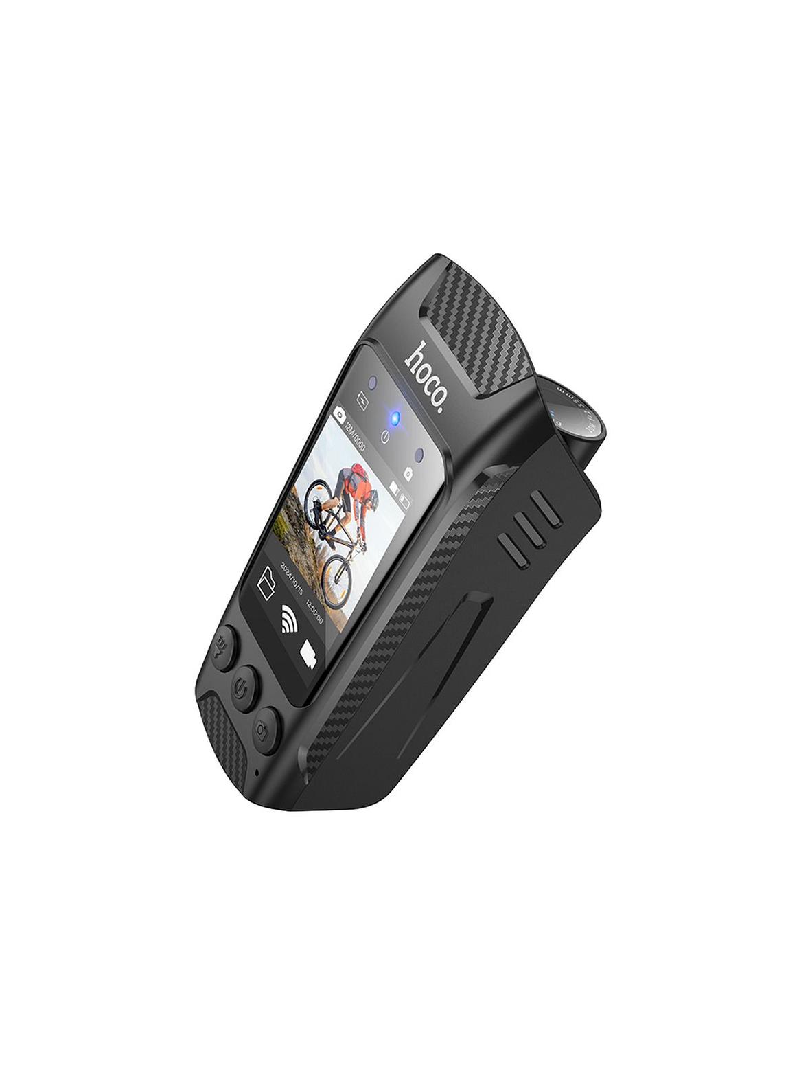 Kamera rowerowa Hoco z wyświetlaczem 2" 4K DV104 czarna