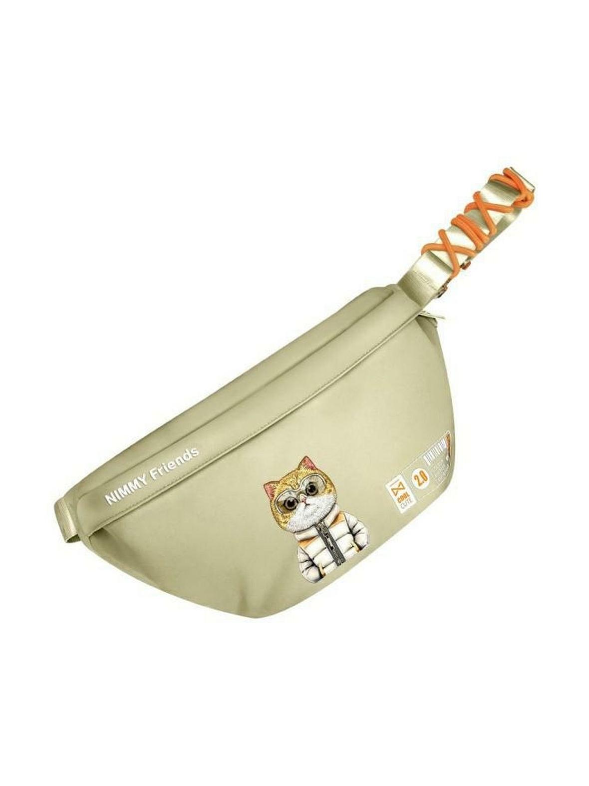 NIMMY nerka na ramię COOL&CUTE 2.0 Cat khaki