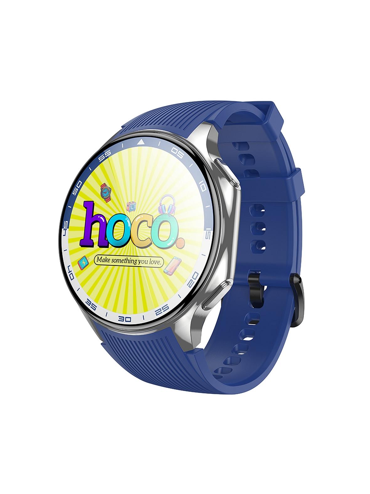 Smartwatch Hoco 1,43" AMOLED IP67 z funkcją rozmowy Y24 srebrny