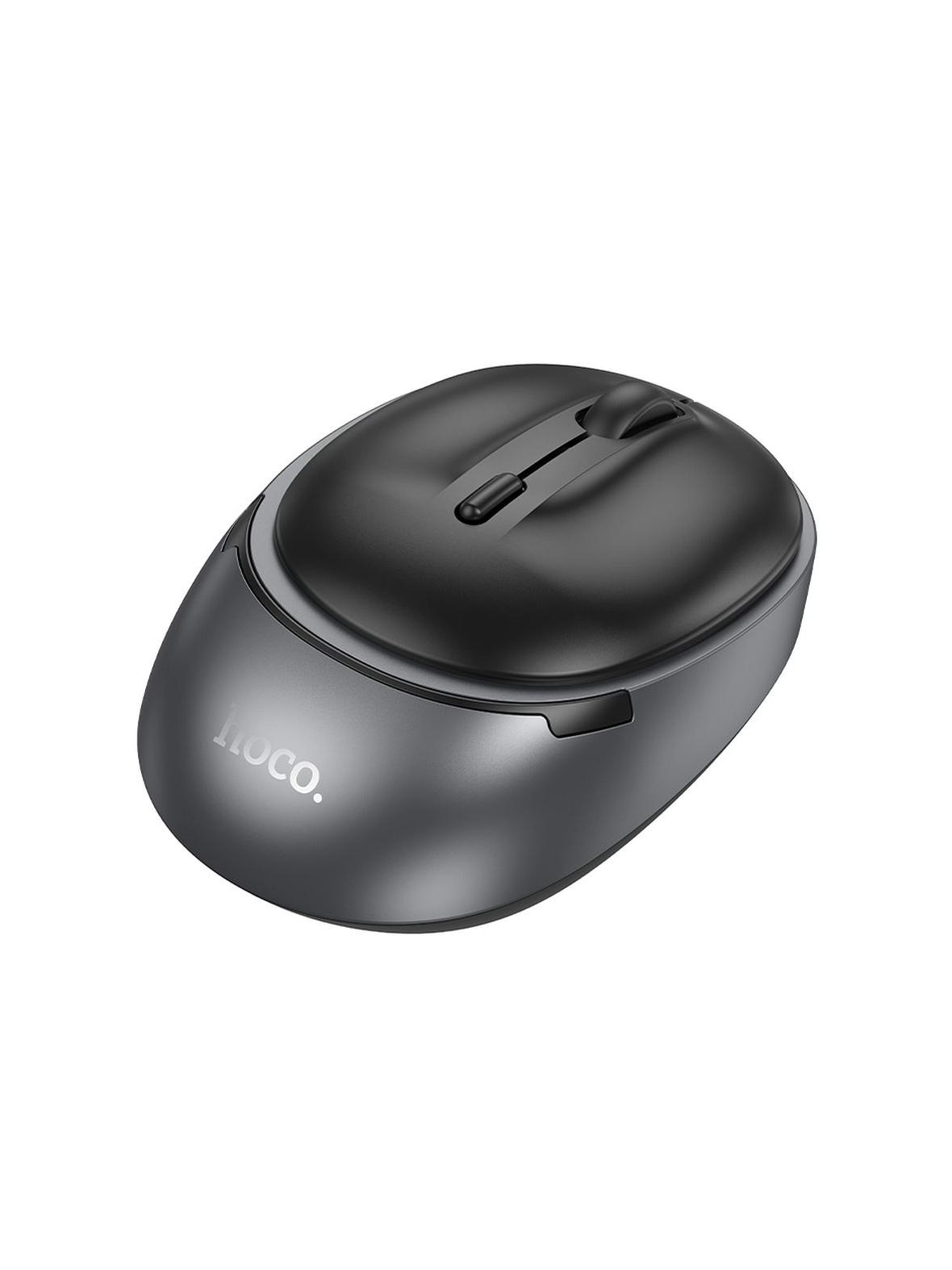 Myszka bezprzewodowa Hoco 2,4G 1600 dpi GM34 szaro czarna