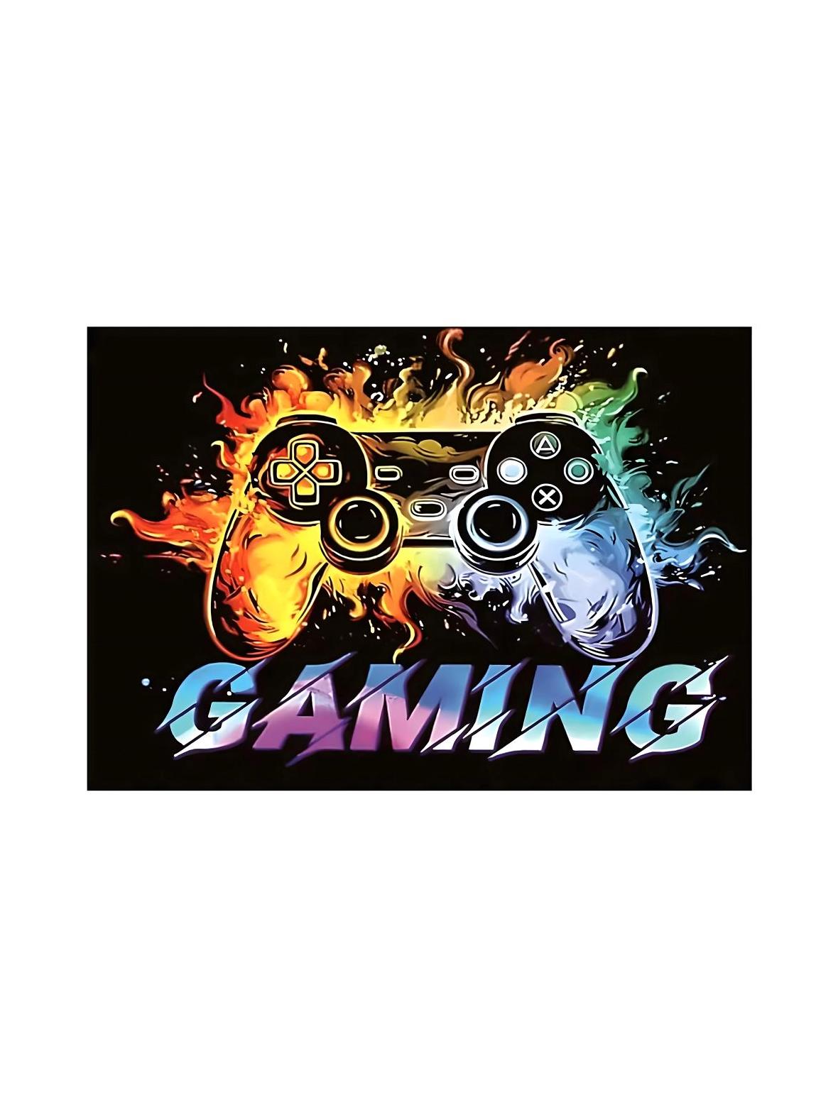 Mata ochronna pod krzesło wzór gamingowy 40 x 60 cm RC-K-1540