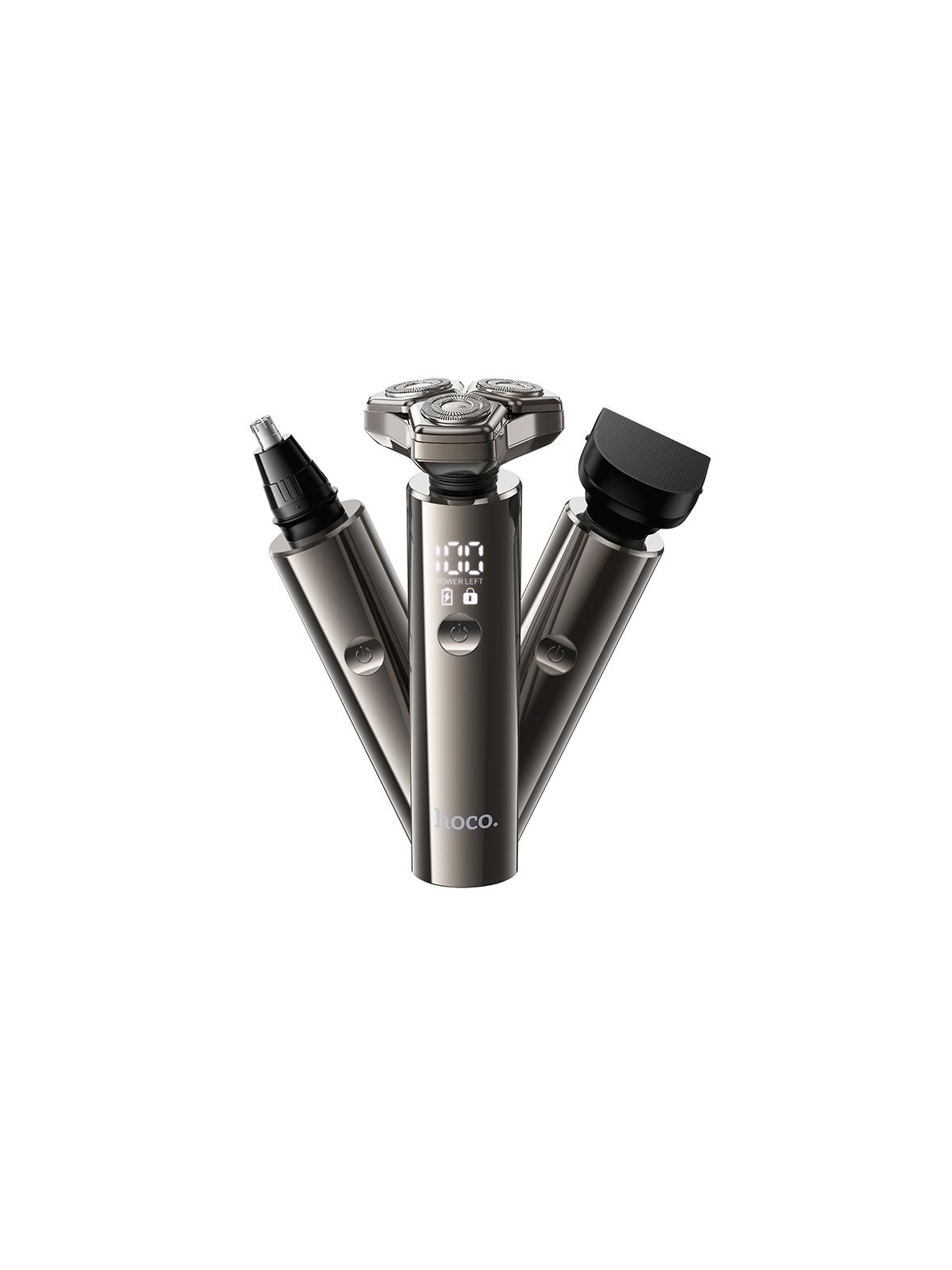 Zestaw do golenia 3w1 Hoco HP36 szary