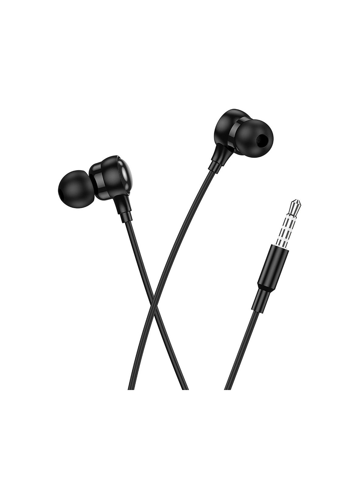 Słuchawki przewodowe douszne Jack 3,5 mm Hoco M116 czarne