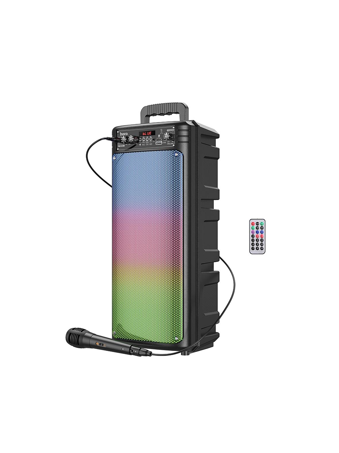 Zestaw do karaoke bluetooth 2 x 10W 3h Hoco BS52 czarny