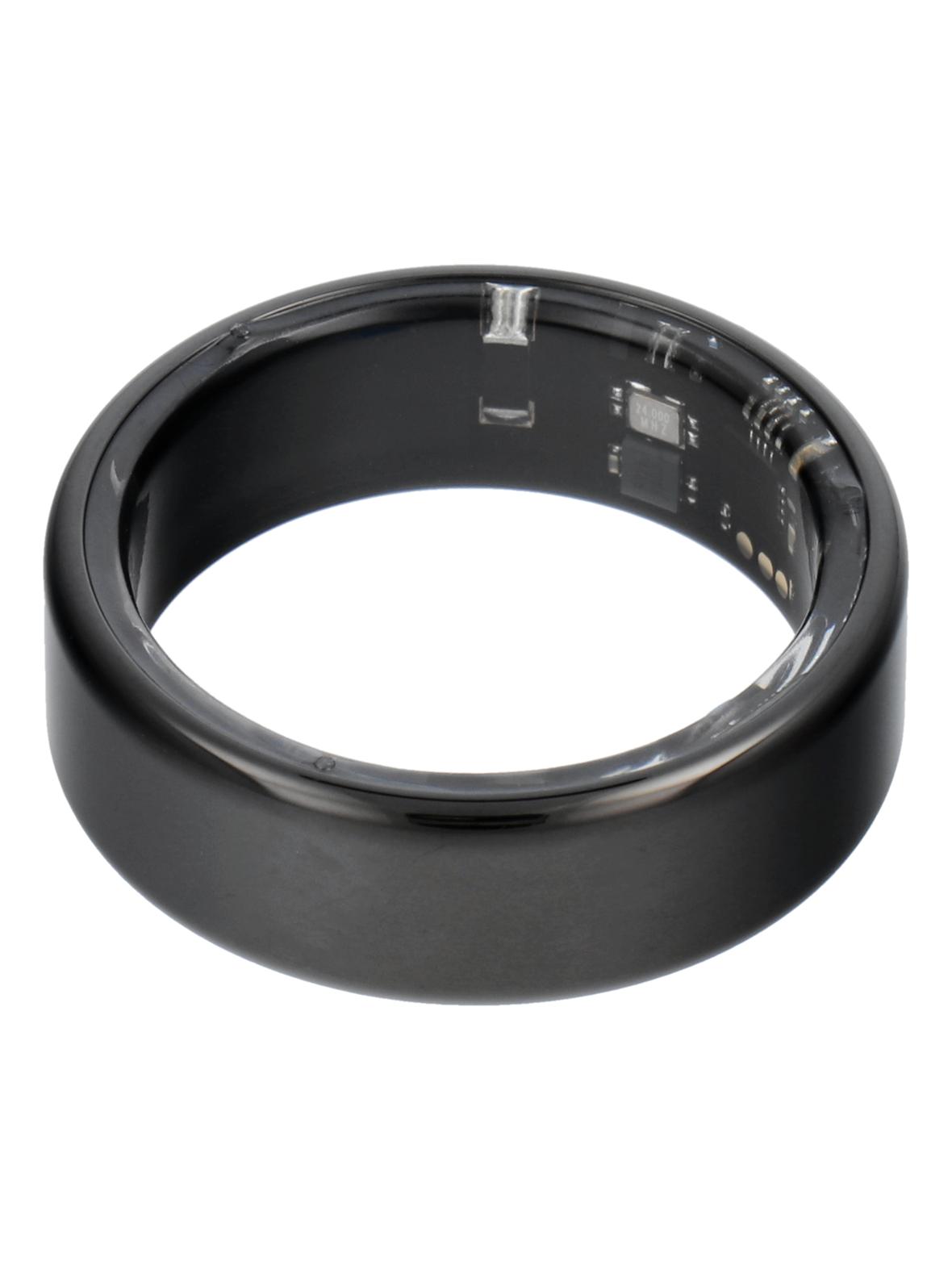 Smart Ring R11M- inteligentny pierścień ze stali ze stacją ładującą rozmiar 7 (17,3mm) czarny