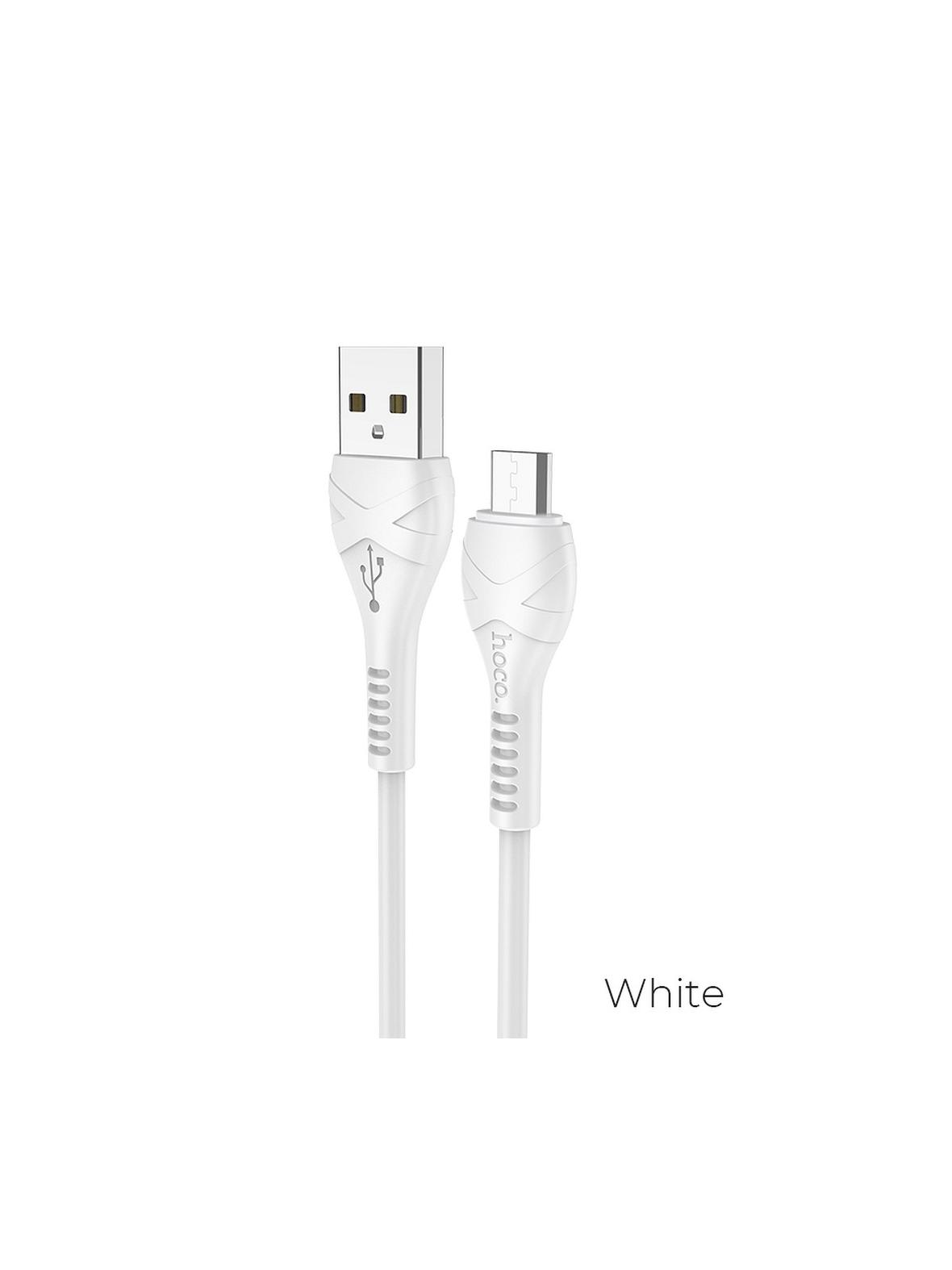 Kabel USB A do Micro USB Hoco 1 m X37 biały