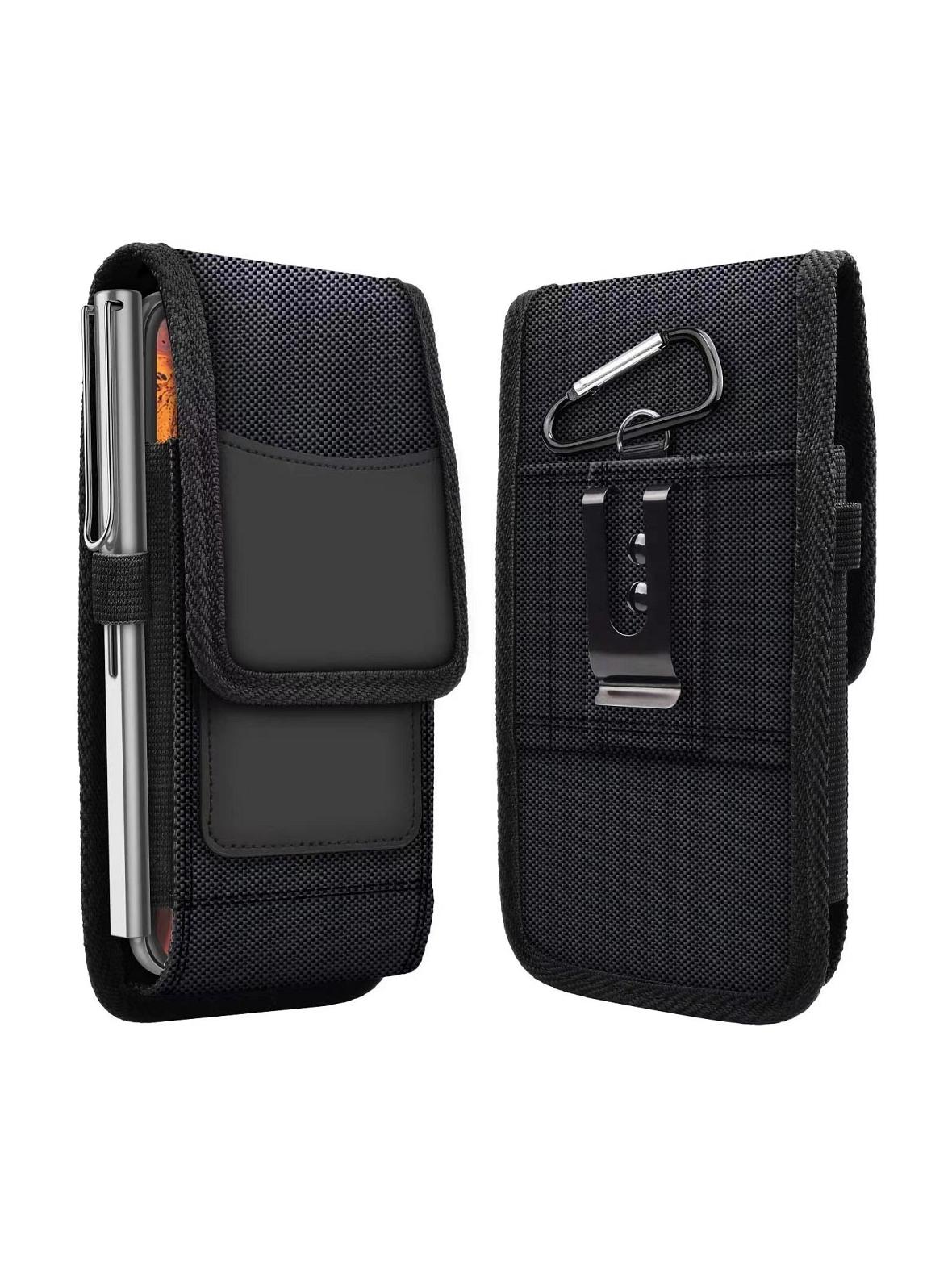 Kabura uniwersalna do paska OXFORD pionowa model 1 do IPHONE 5 / 5S / 5SE / 5C / OPPO A71 czarna