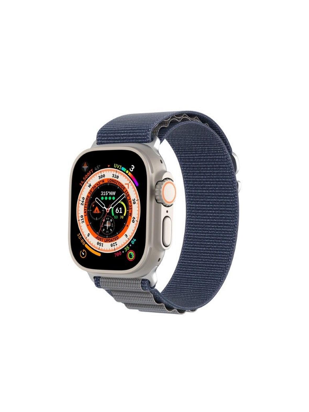 DUX DUCIS pasek GS nylonowy do Apple Watch 42 / 44 / 45 / 49 mm niebieski