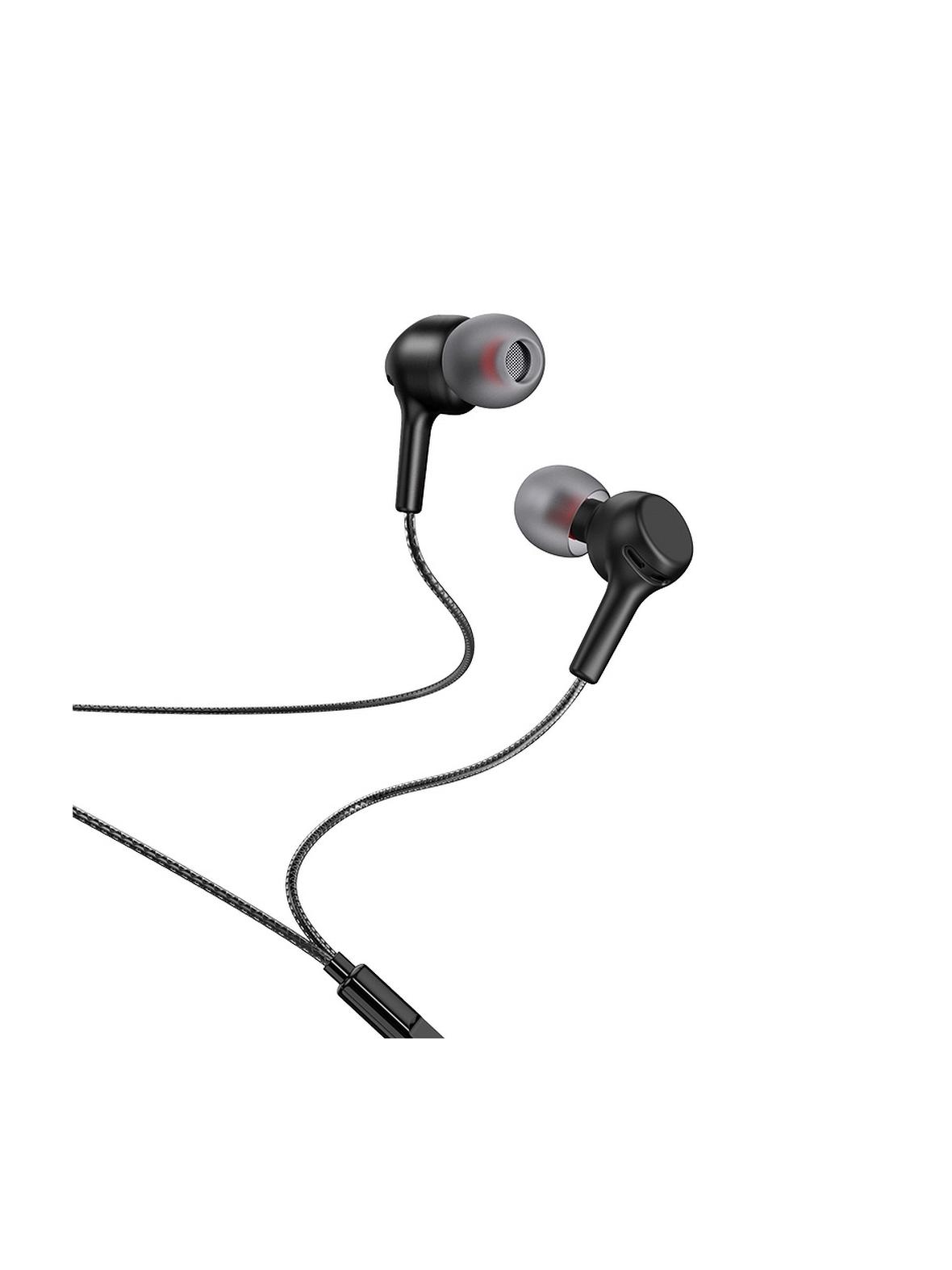 Słuchawki przewodowe douszne Jack 3,5 mm Hoco M78 czarne