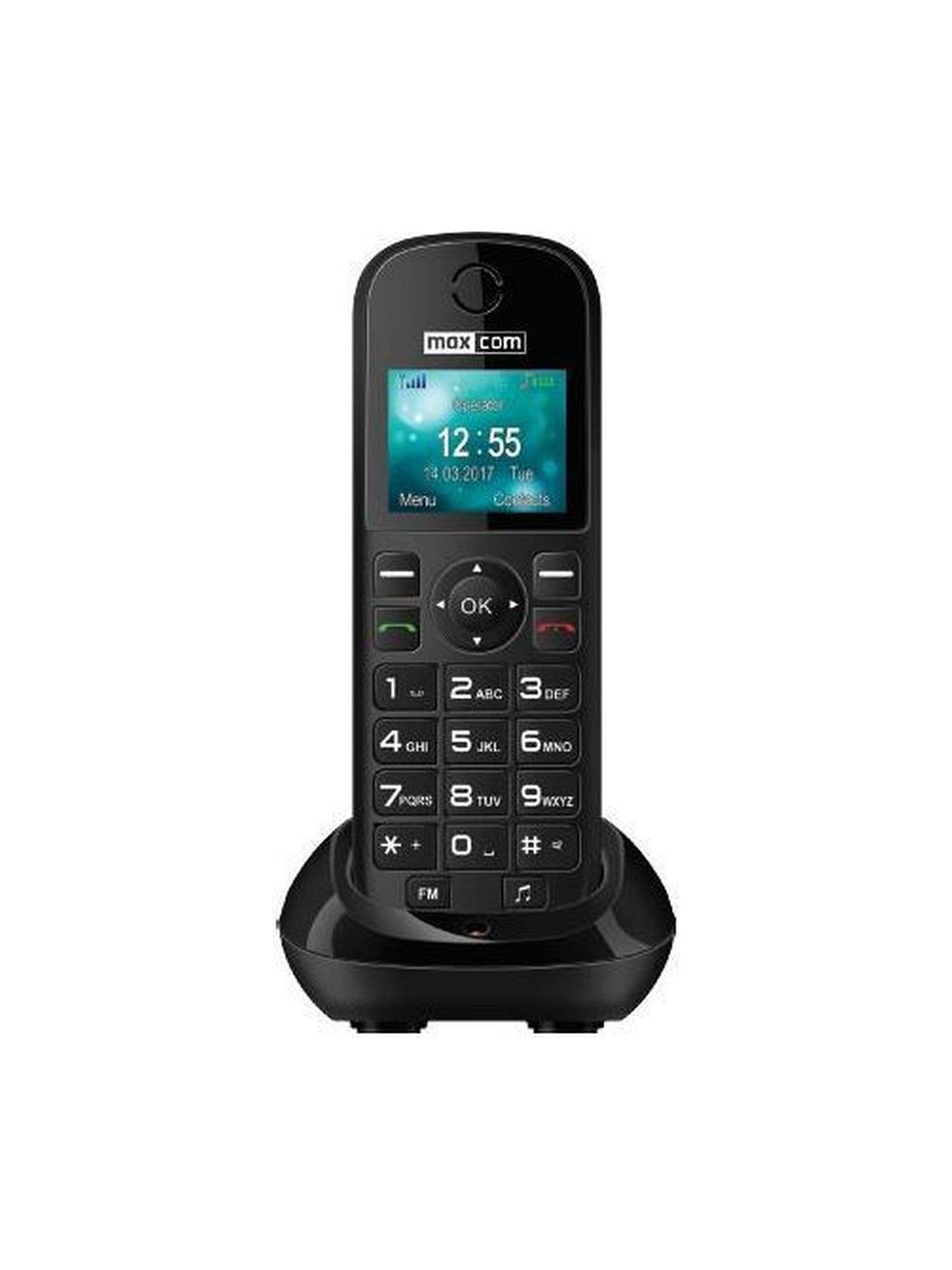 MAXCOM telefon dla seniora MM35D SE czarny