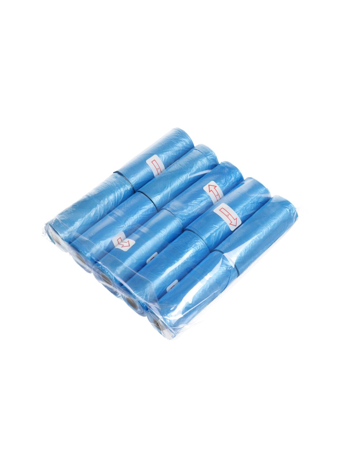 Worki na foliowe na psie odchody 10 rolek niebieskie