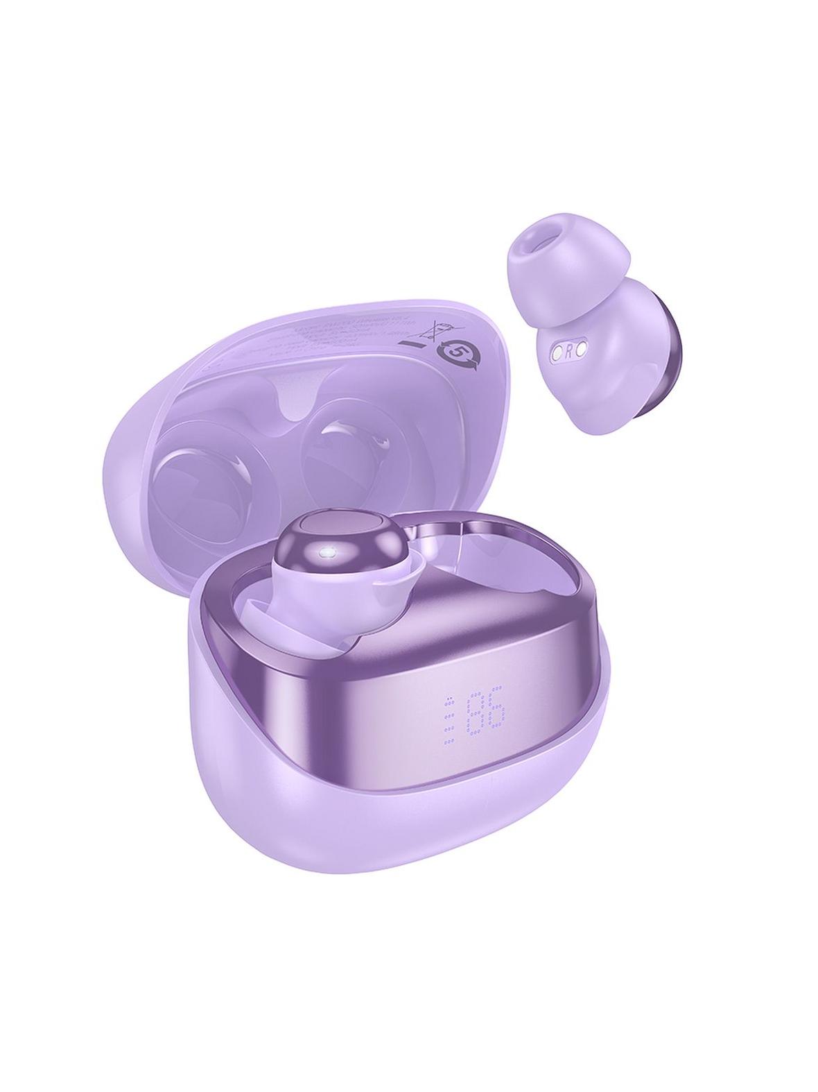 Słuchawki bezprzewodowe douszne Hoco TWS EW200 fioletowe