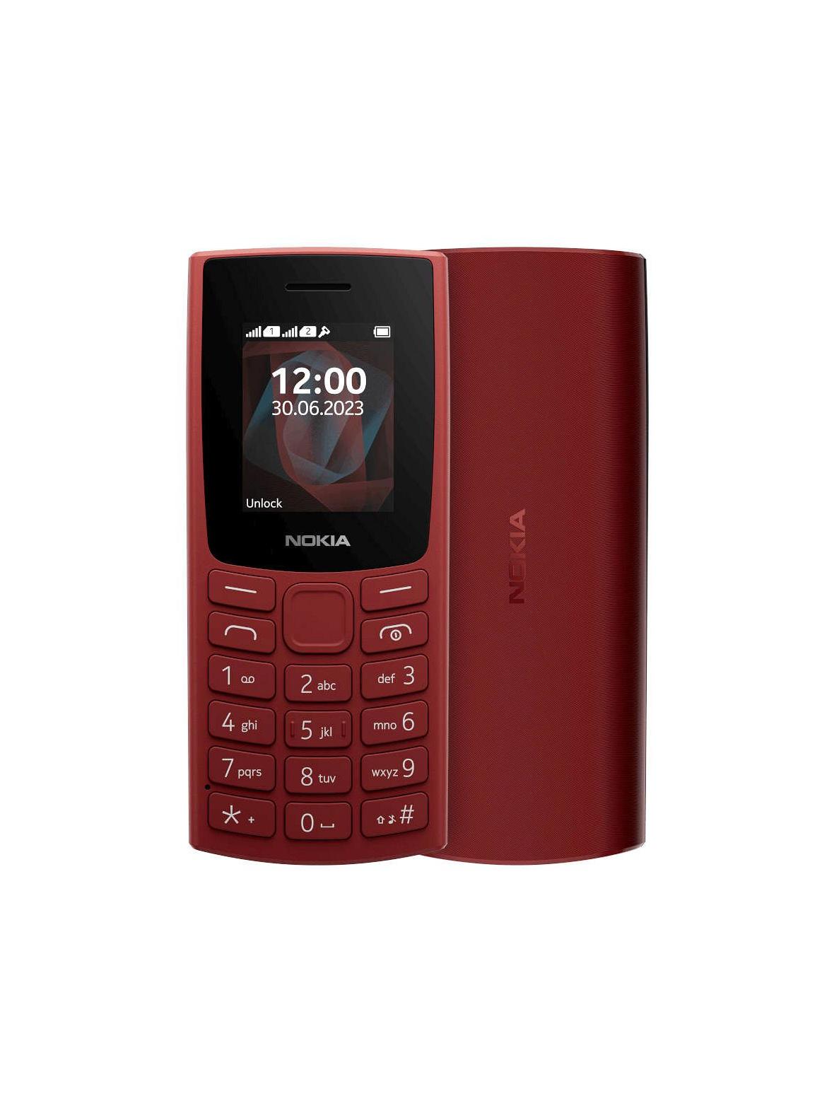 NOKIA telefon komórkowy 105 TA-1557 DS czerwony