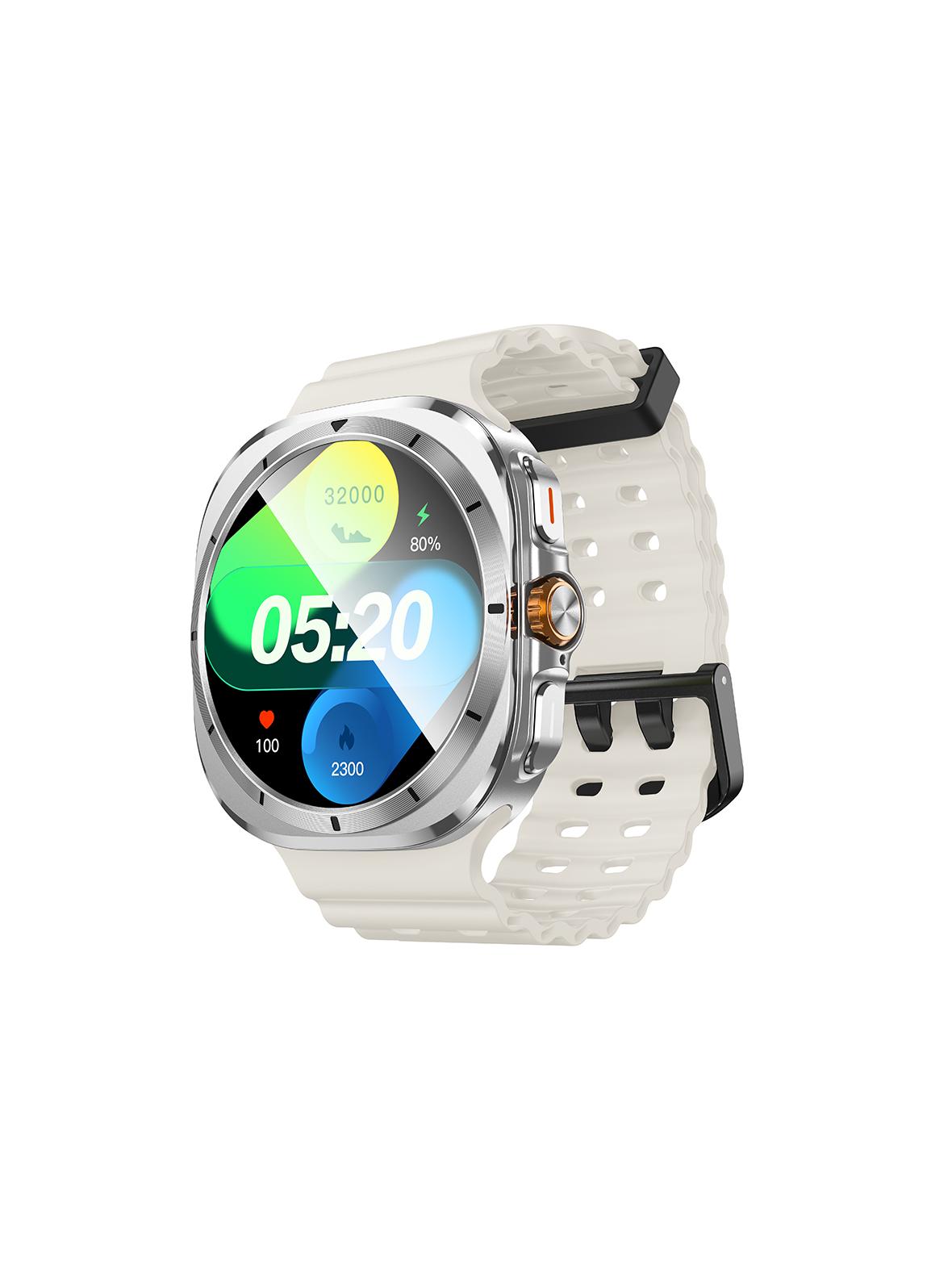 Smartwatch Hoco 1,5" TFT GPS z funkcją rozmowy Y29 srebrny