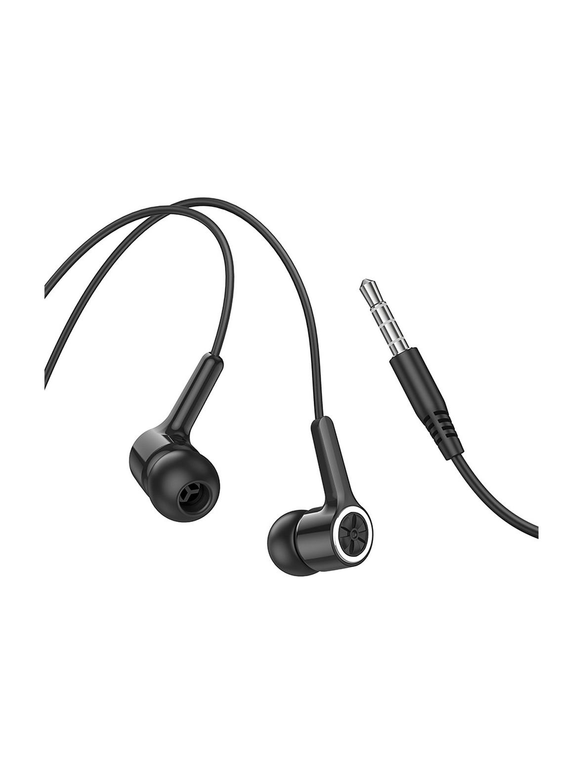 Słuchawki przewodowe douszne Jack 3,5 mm Hoco M104 czarne