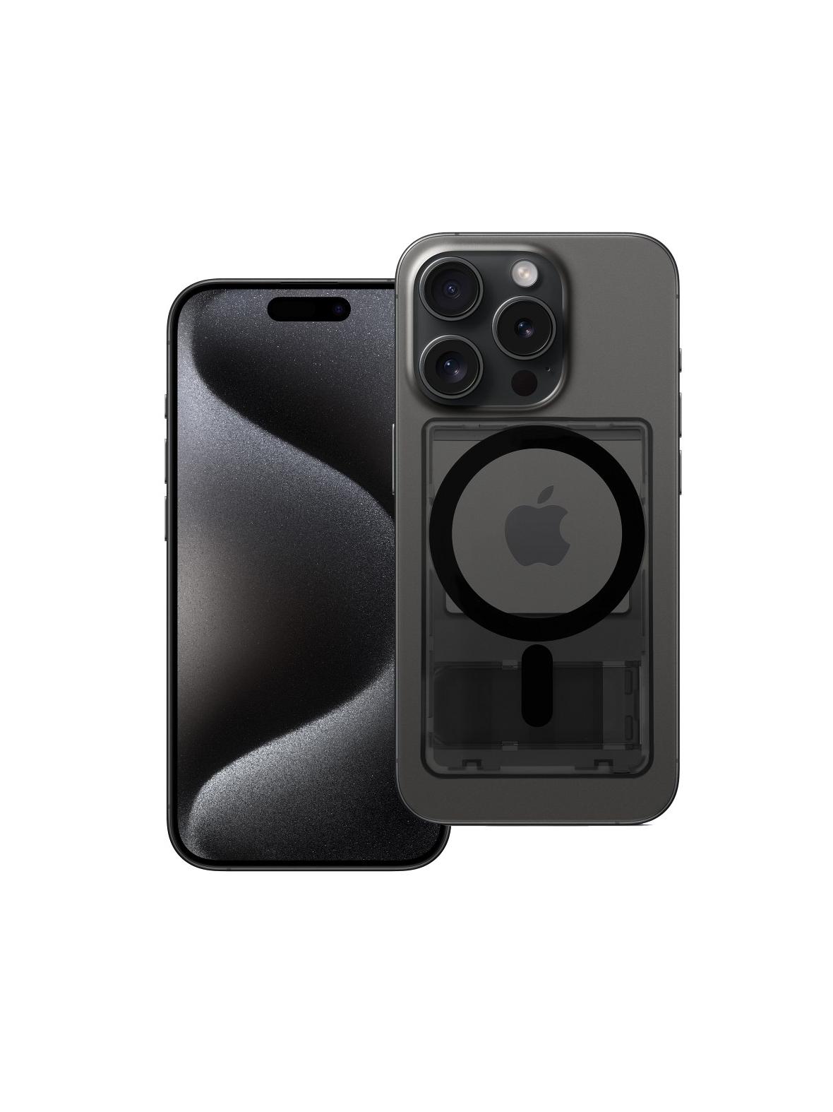 Portfel magnetyczny na karty kompatybilny z MagSafe czarny