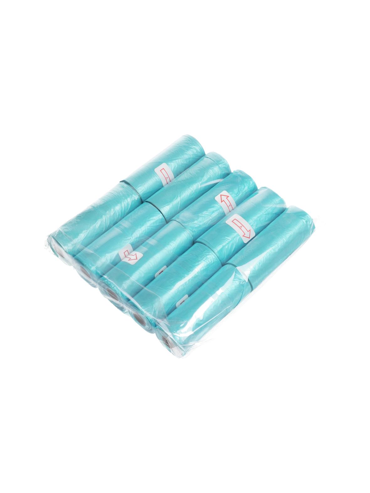 Worki na foliowe na psie odchody 10 rolek jasny niebieski