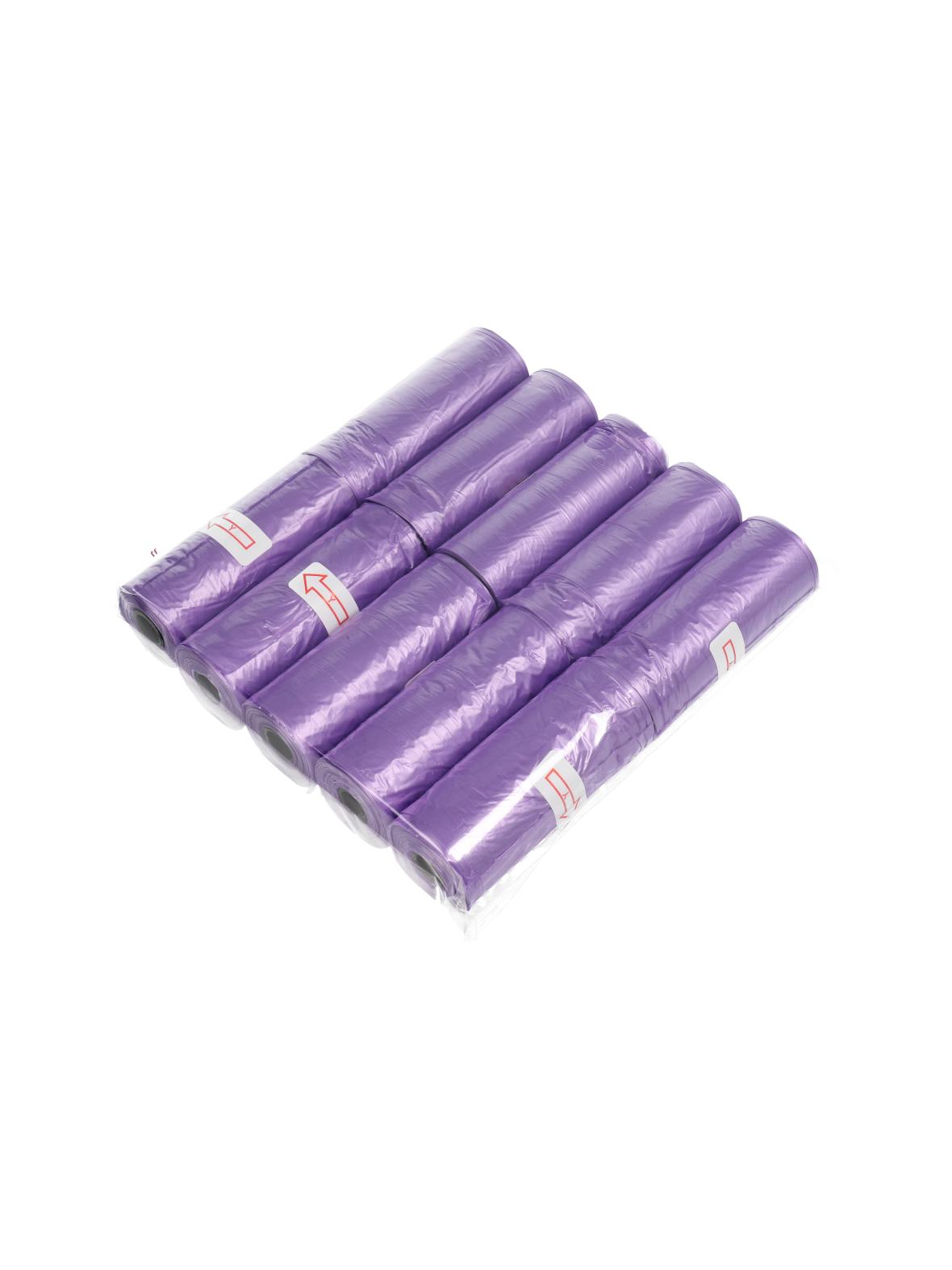 Worki na foliowe na psie odchody 10 rolek fioletowe