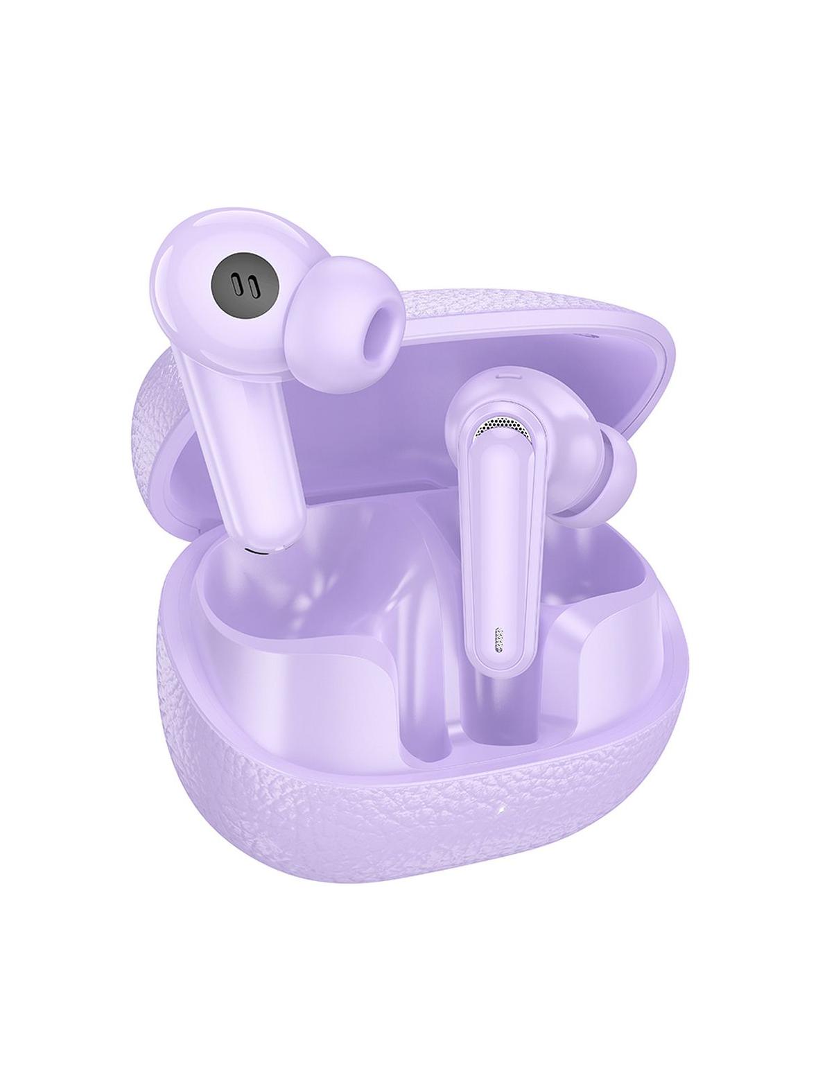 Słuchawki bezprzewodowe douszne Hoco TWS EQ23 fioletowe