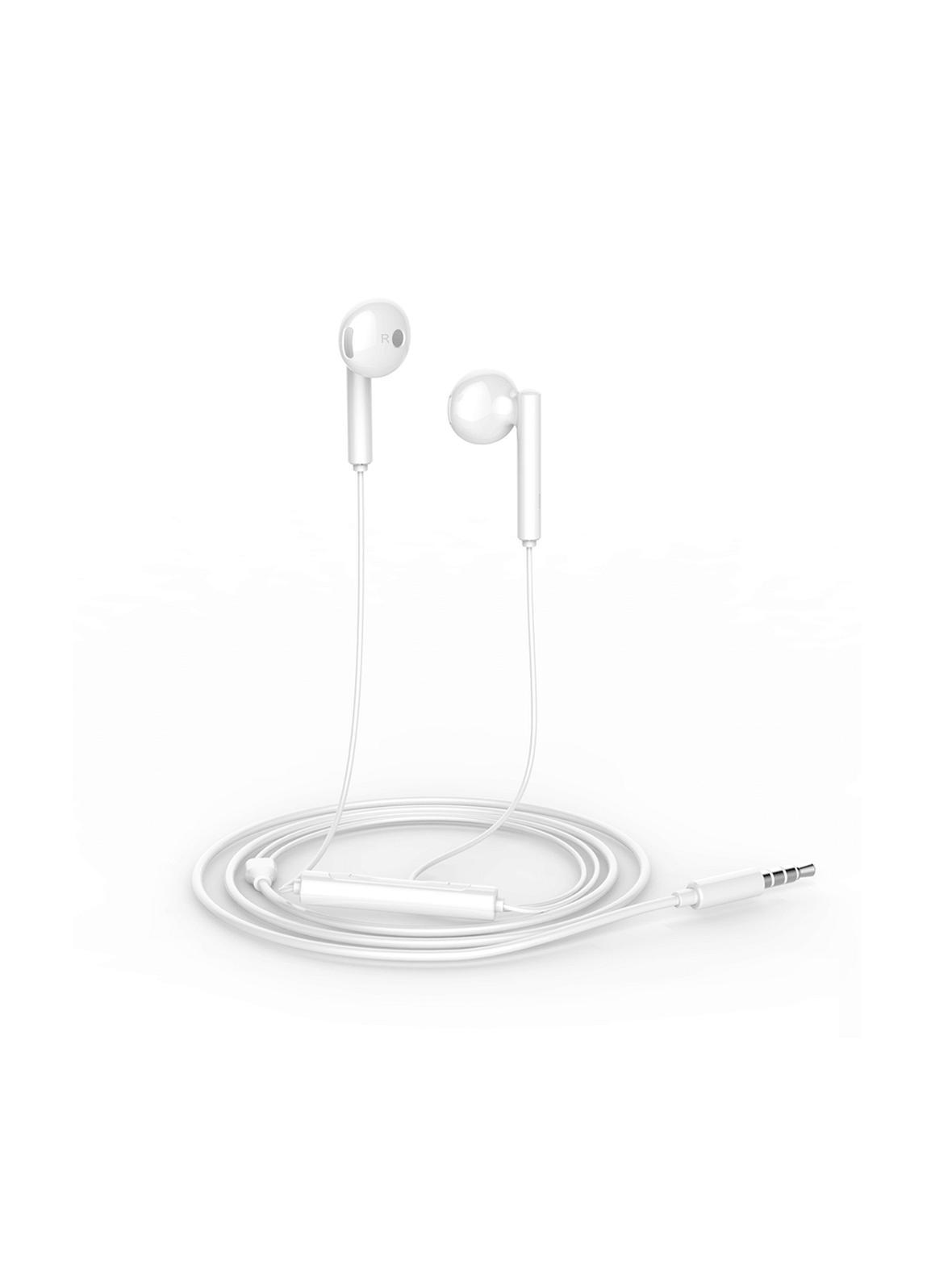 HUAWEI oryginalne słuchawki przewodowe Jack 3,5 mm z mikrofonem AM115 białe blister