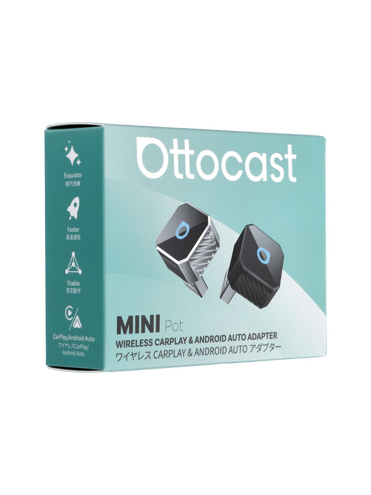 Bezprzewodowy Adapter samochodowy OTTOCAST Mini Cube T3 czarny