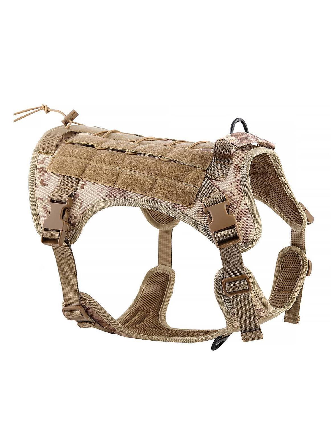 Szelki dla psa TACTICAL rozmiar S brązowe