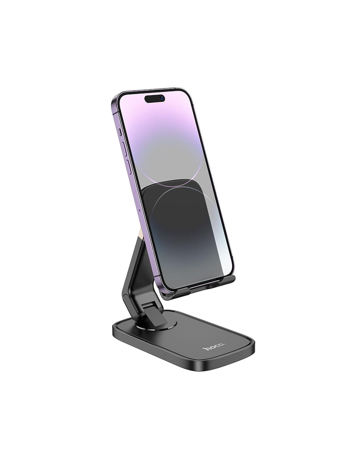 Uchwyt na telefon biurkowy Hoco HD8 czarny