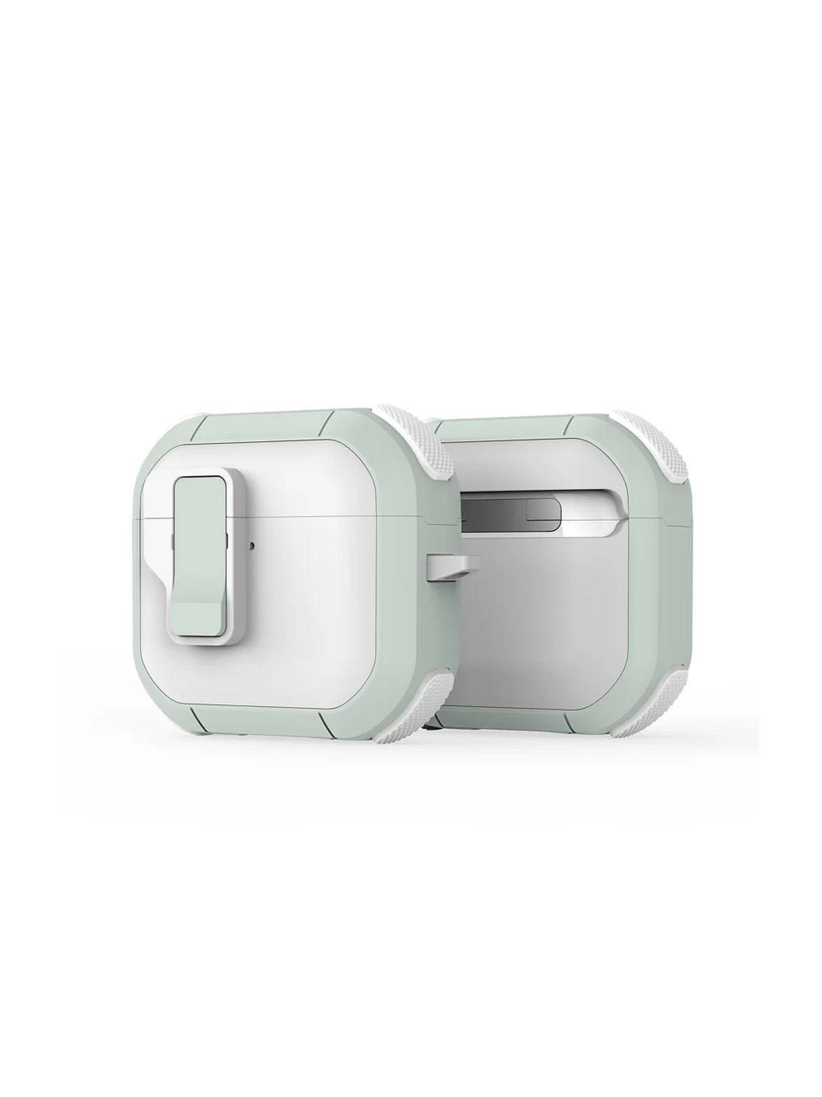 DUX DUCIS futerał PECP ochronny TPU+PC na AirPods 4 biało zielony