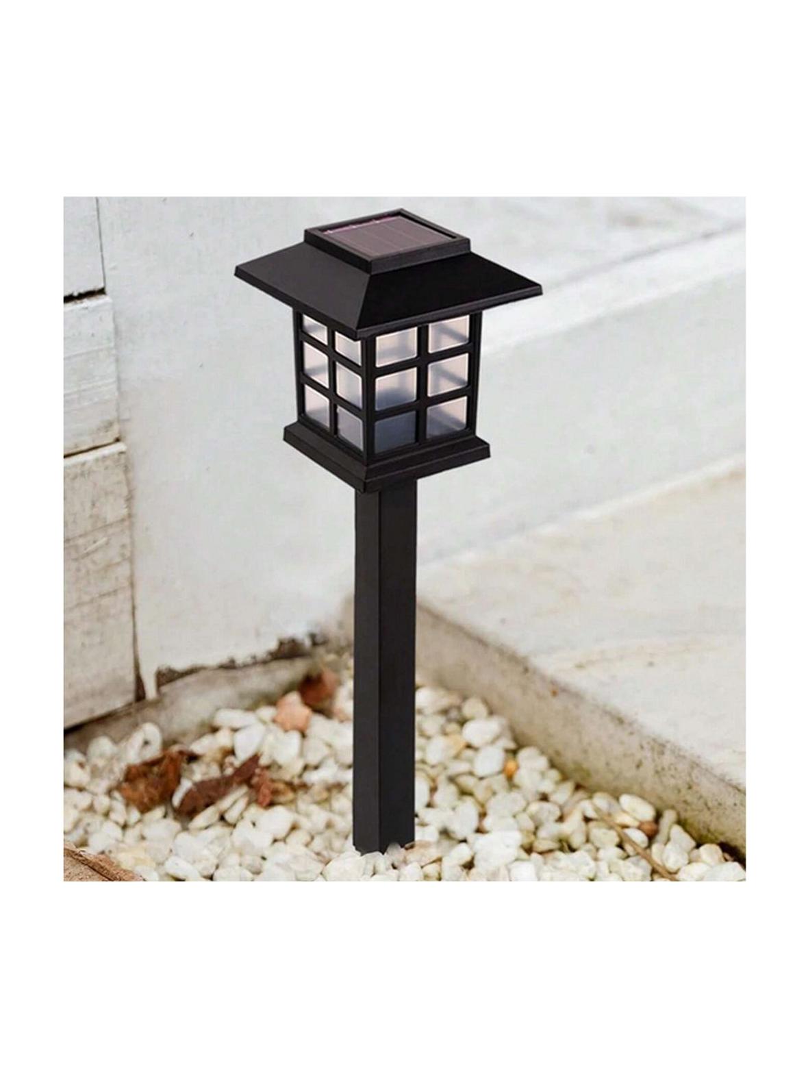 Lampa solarna ogrodowa LED wbijana RC-K-1284 (2 szt w zestawie) czarna