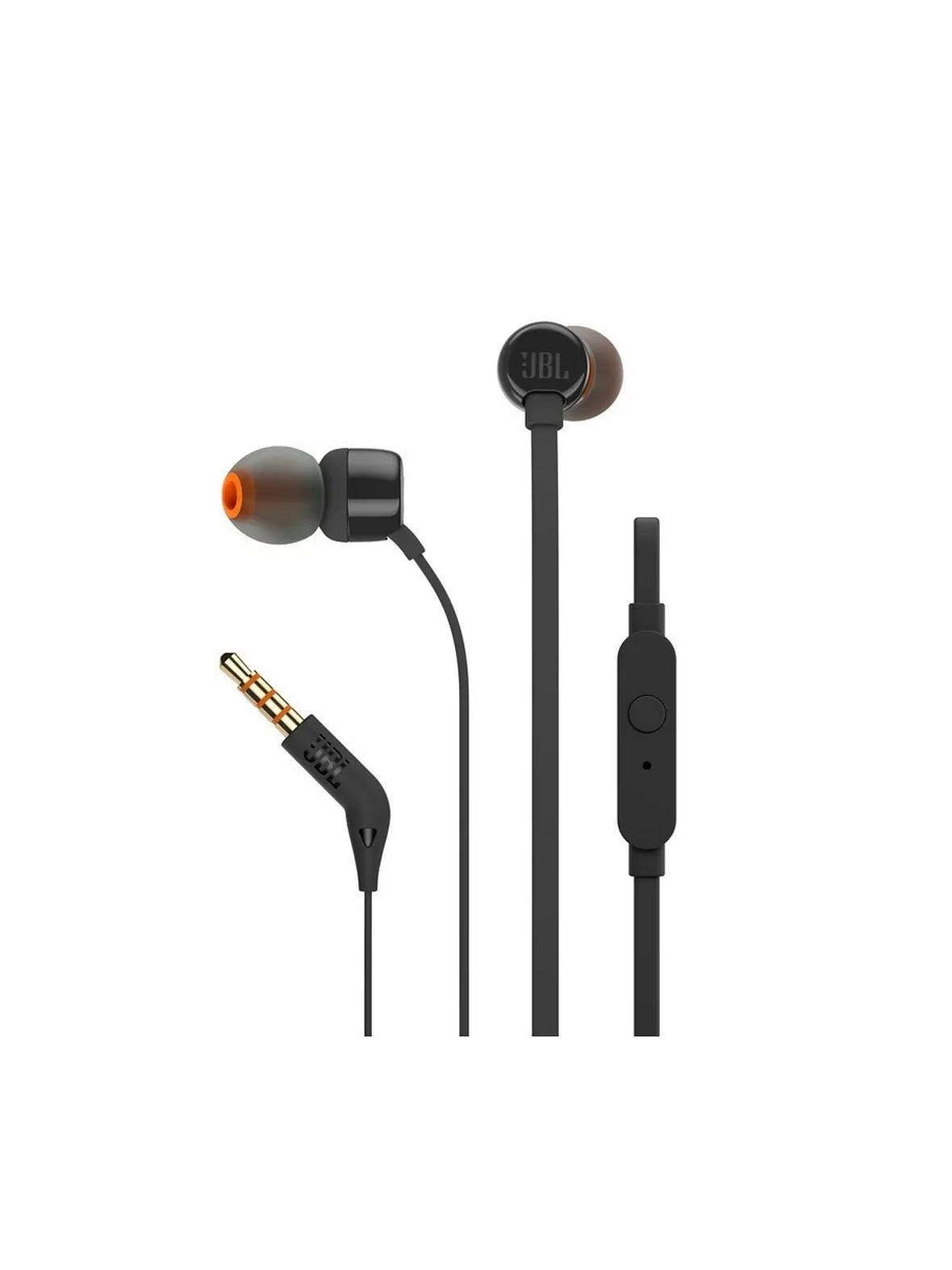 Słuchawki przewodowe douszne Jack 3,5 mm JBL T110 czarne