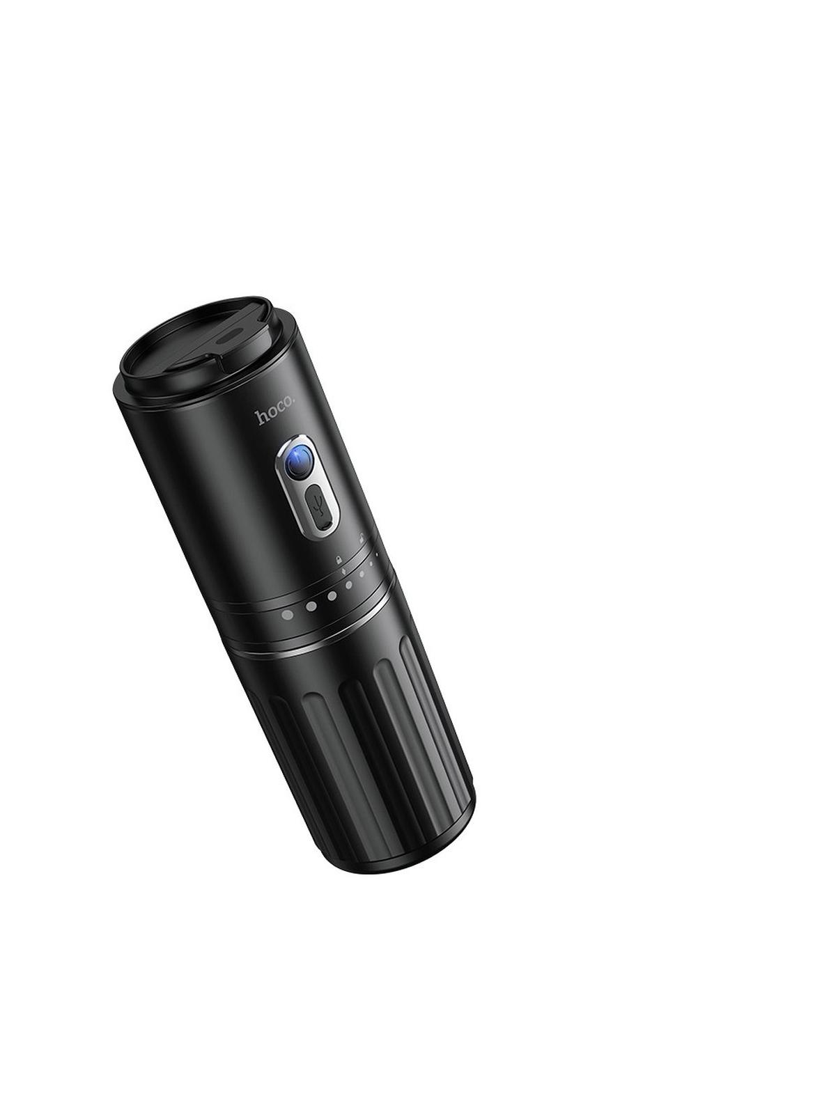 Przenośny kubek do kawy z ekspresem Hoco HX80 czarny