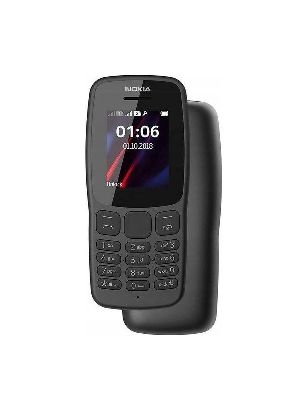 Telefon komórkowy Nokia 106 2G DualSim czarny