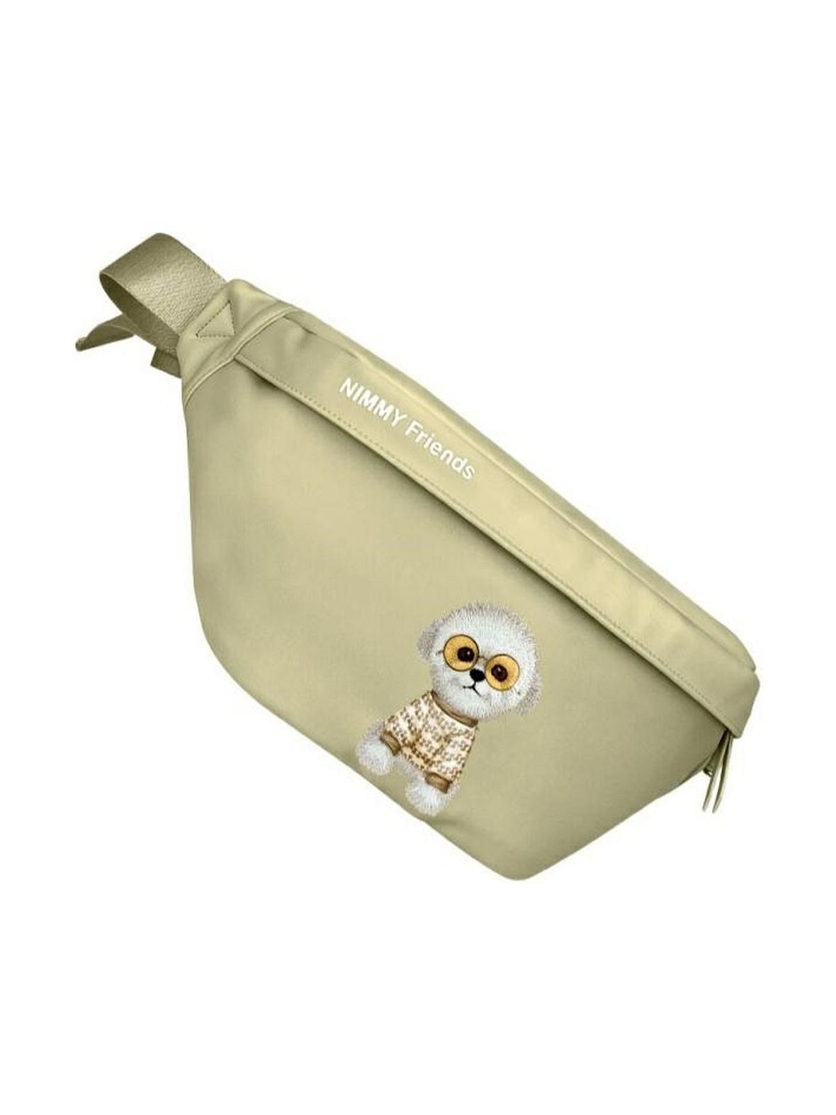 NIMMY nerka na ramię GLASSES COOL DOG khaki