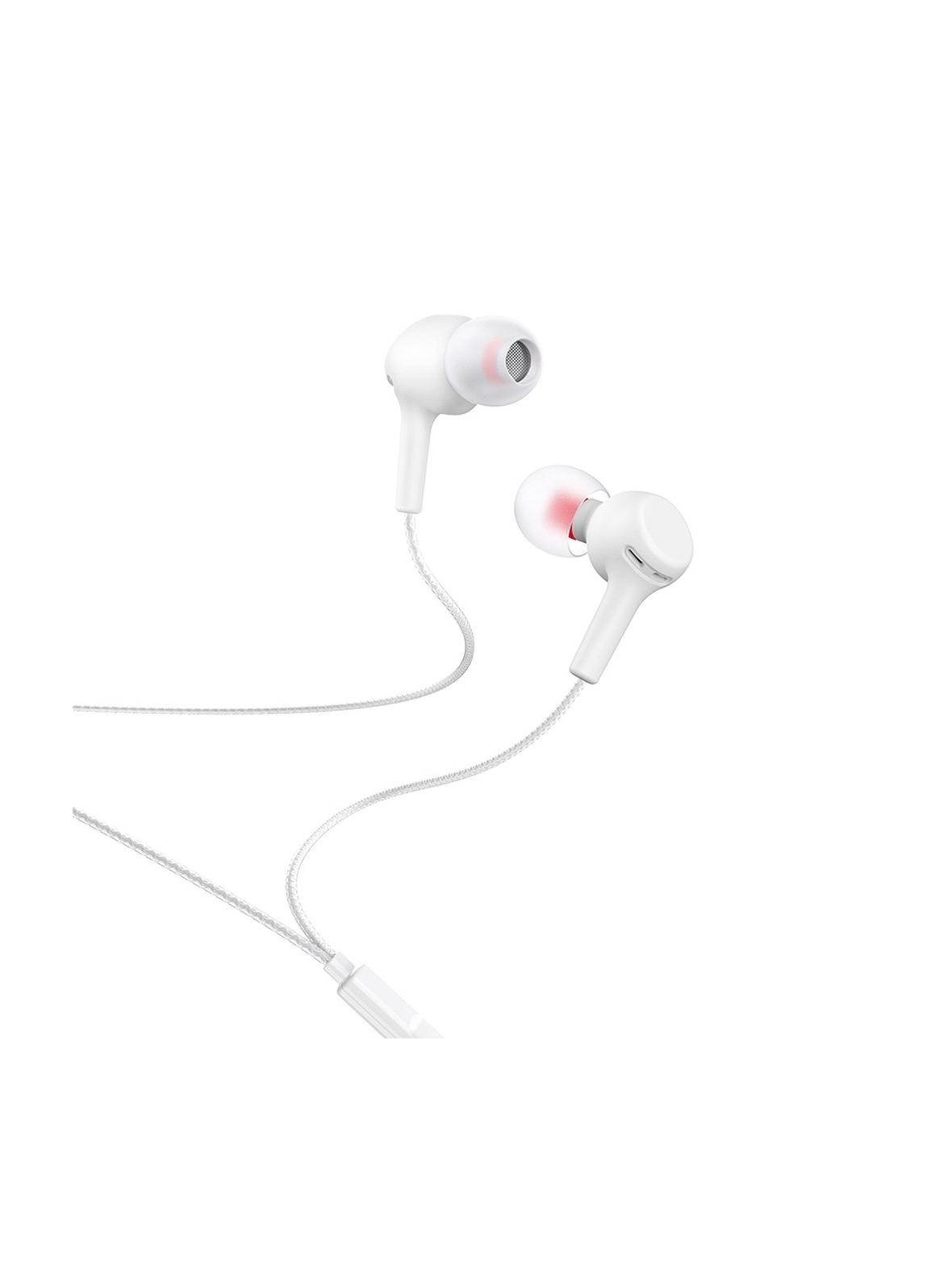 Słuchawki przewodowe douszne Jack 3,5 mm Hoco M78 białe