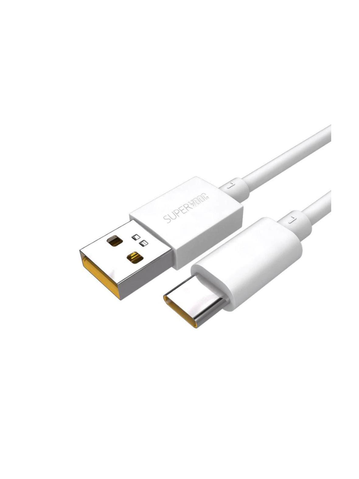 Oryginalny Kabel USB A do USB C Oppo 6,5A 65W 1 m DL136 bulk biały