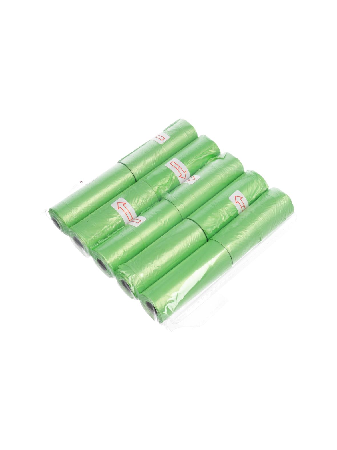 Worki na foliowe na psie odchody 10 rolek zielone