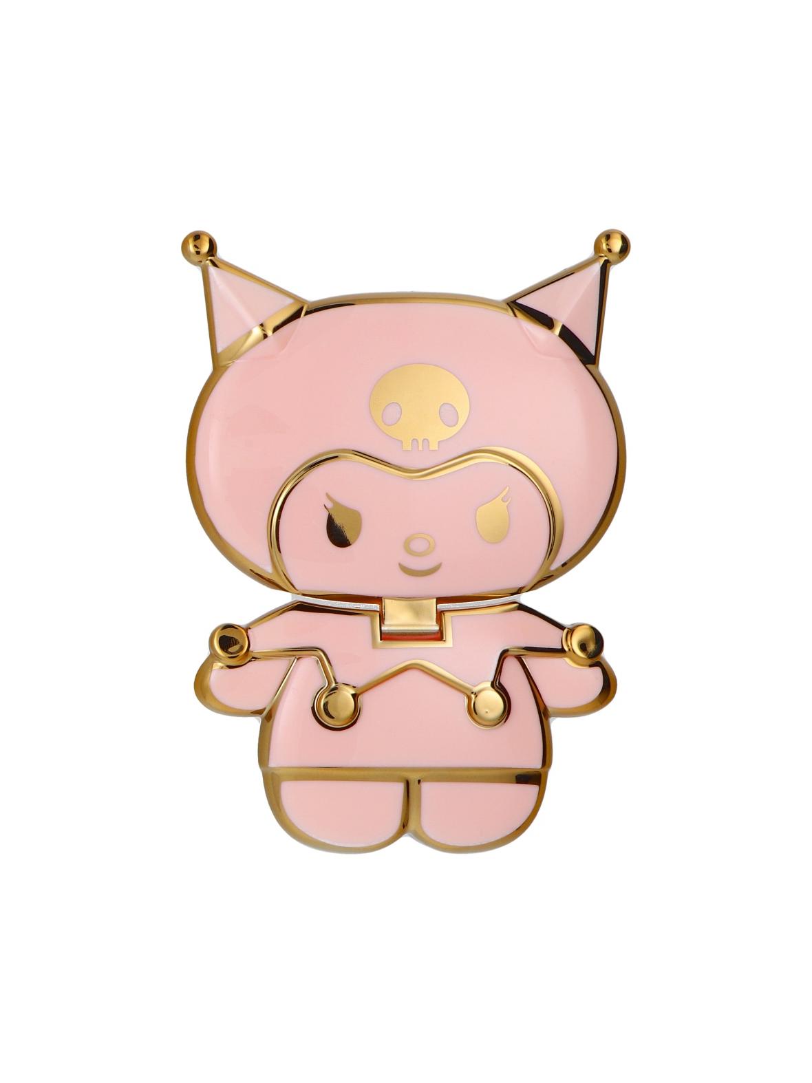 Stojak na telefon LALKA - naklejany - różowy