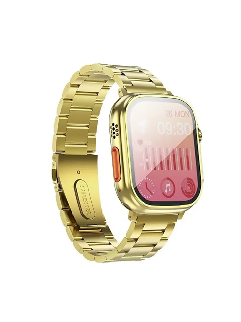 Smartwatch Hoco 1,96" TFT z funkcją rozmowy Y12 Ultra titanium złoty [EOL]