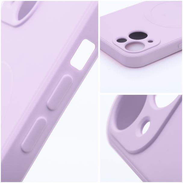 Futerał do iPhone 13 PRO Silicone Mag Cover zgodny z MagSafe różowy