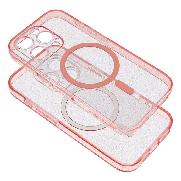 Futerał do Samsung S26 PLUS Clear Mag Cover (STR) zgodny z MagSafe różowy glitter