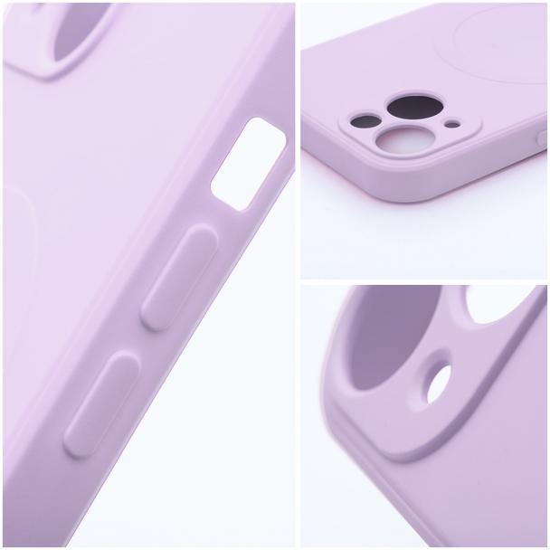 Futerał do iPhone 17 PRO Silicone Mag Cover zgodny z MagSafe różowy