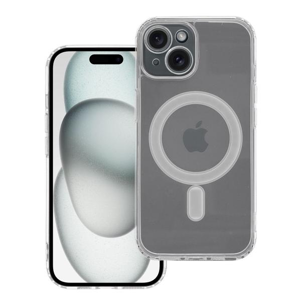 Futerał do iPhone 15 Clear Mag Cover (STR / CAMERA PROTECTION) zgodny z MagSafe  transparentny