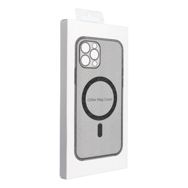 Futerał do Samsung S26 Clear Mag Cover (STR) zgodny z MagSafe czarny glitter