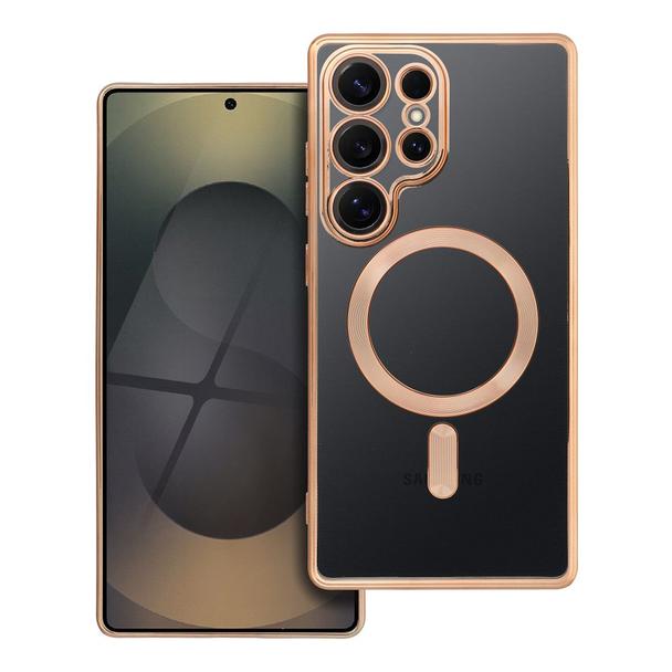 Futerał do Samsung S25 ULTRA Electro Mag Cover zgodny z MagSafe złoty