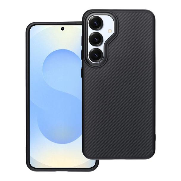 Etui na Samsung S25 Carbon Elite Mag Cover zgodny z MagSafe czarny