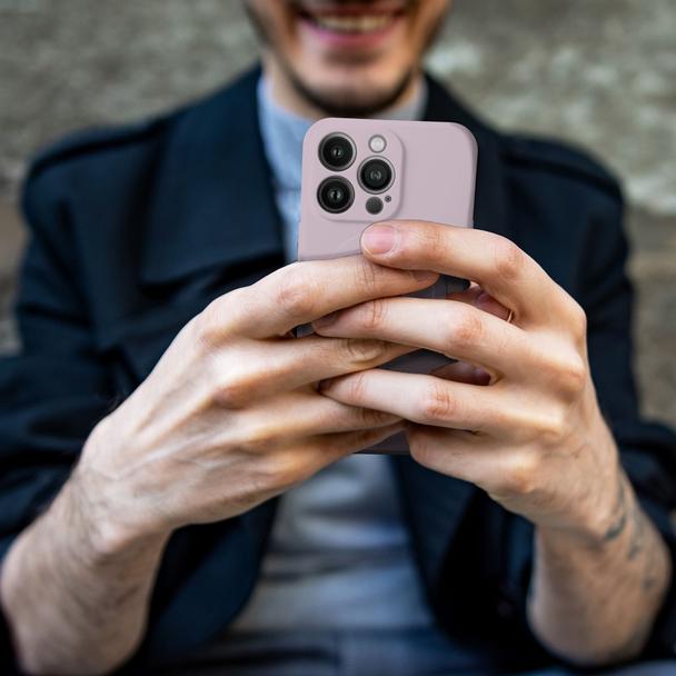 Futerał do iPhone 13 PRO Silicone Mag Cover zgodny z MagSafe różowy